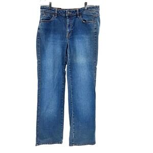 Wrangler Aura Mid-Rise Instantly Slimming Jeans Women 12 Bootcut Landman Cowgirl